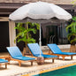 Tassel Beach Umbrella With Push Button Tilt